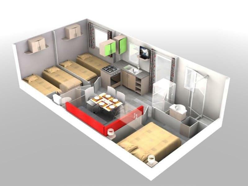 Mobilhome Climatise 3 Chambres Vic-la-Gardiole Exterior photo
